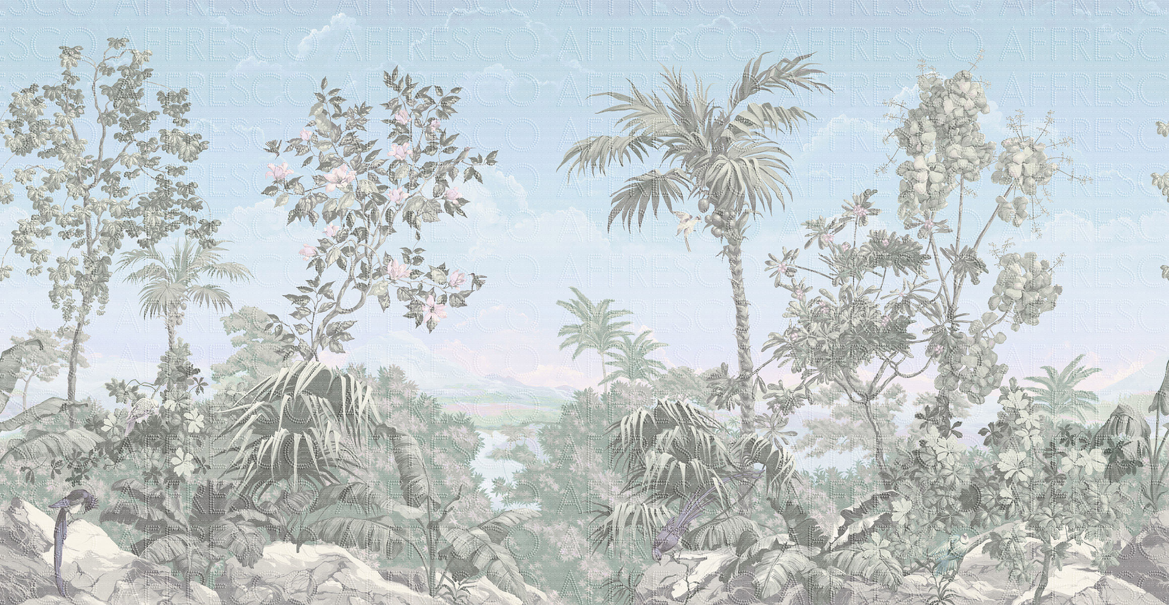 Фрески, Тропические пальмы