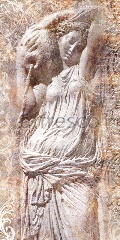 Фрески, Античный барельеф женщины